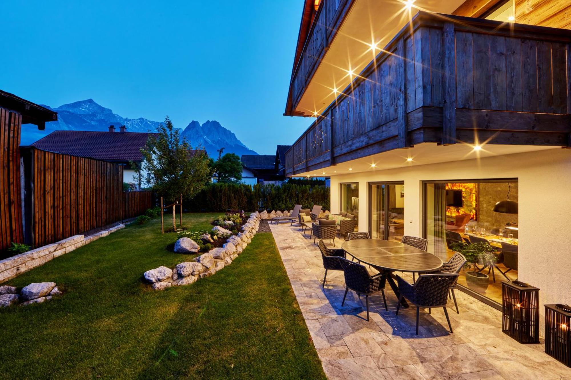 Private Spa & Garden Alpi การ์มิช-พาร์เทนเคียร์เชน ภายนอก รูปภาพ